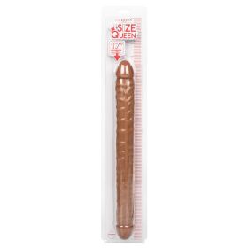 Size Queen Double Dildo-Brown 17